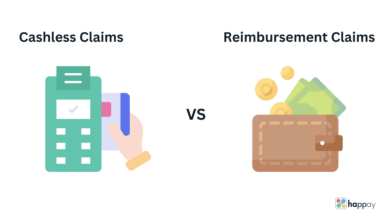 cashless claims vs reimbursement claims