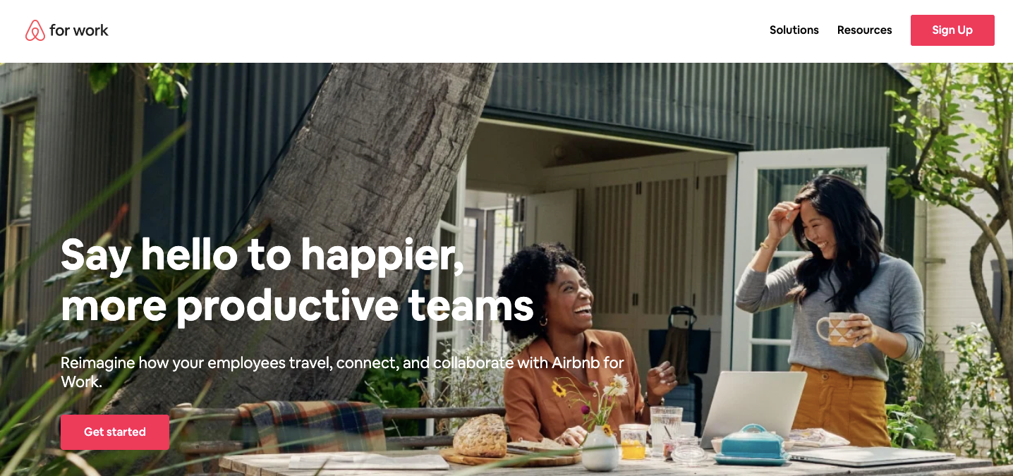 travel management software - airbnb