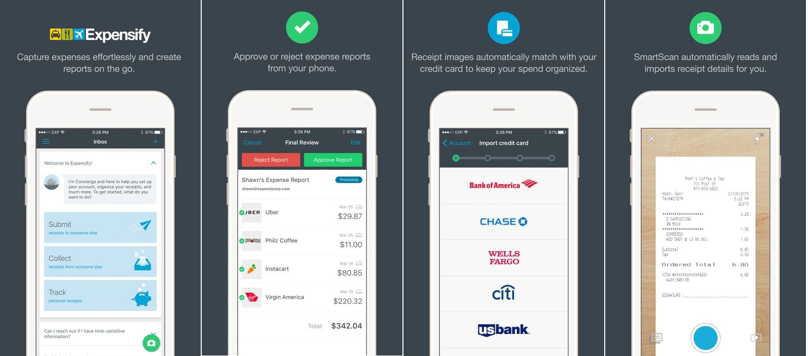 expensify receipt scanner app