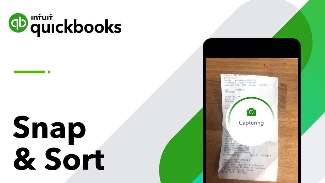 quickbooks online receipt scanner app