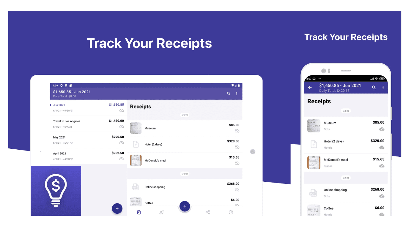 smart receipts scanner app